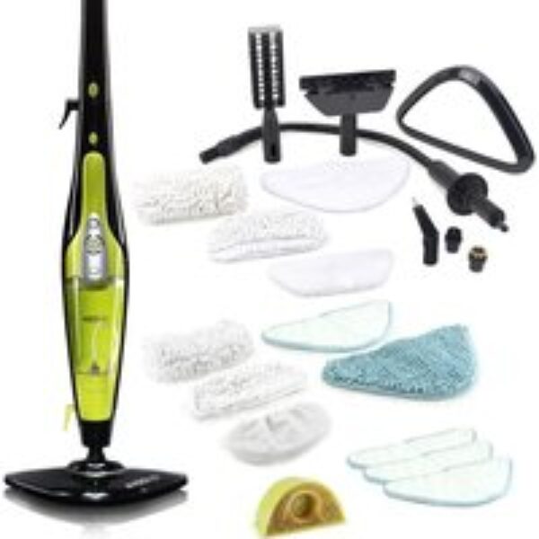 H2O HD Pro 5-in-1 Steam Mop - Green & Black