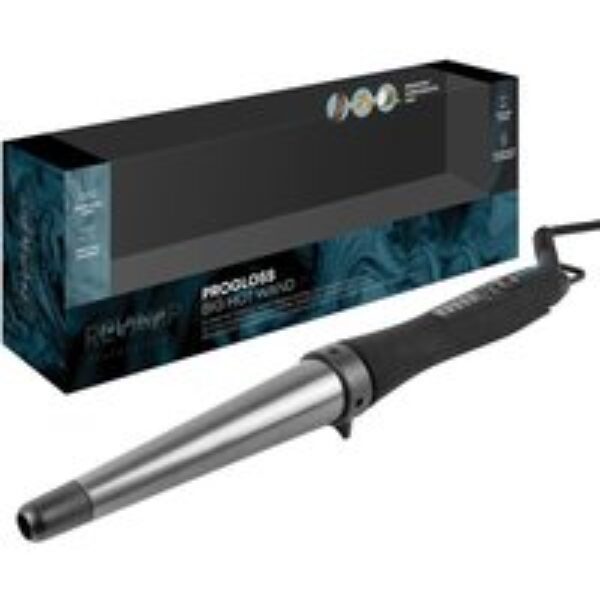 REVAMP Progloss Big Hot Ceramic Wand - Black