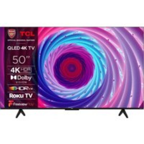 50" TCL 50RC650K Roku TV  Smart 4K Ultra HD HDR QLED TV