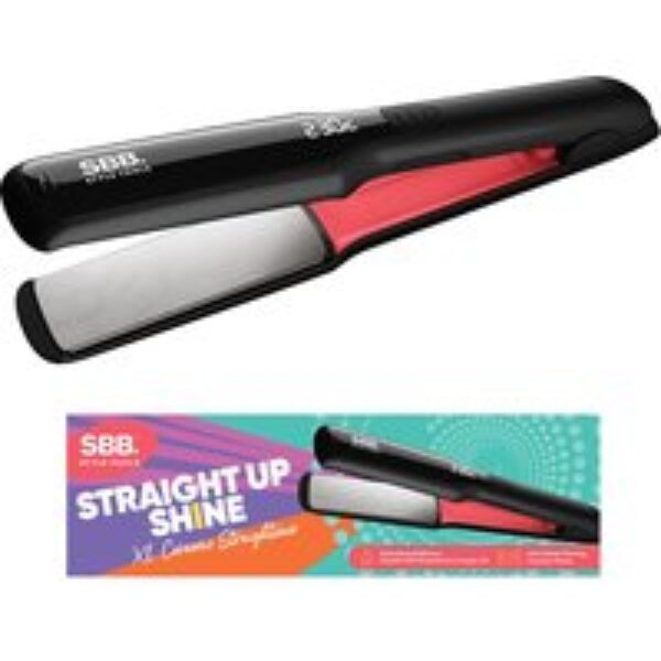 SBB SBST-2000-GB Straight Up Shine XL Ceramic Hair Straightener - Black