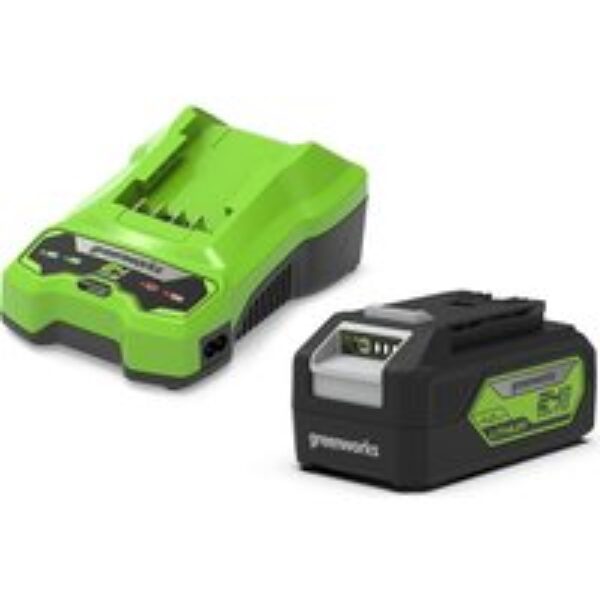 GREENWORKS GWGSK24B4 24 V Starter Kit with 4 Ah Battery & Charger