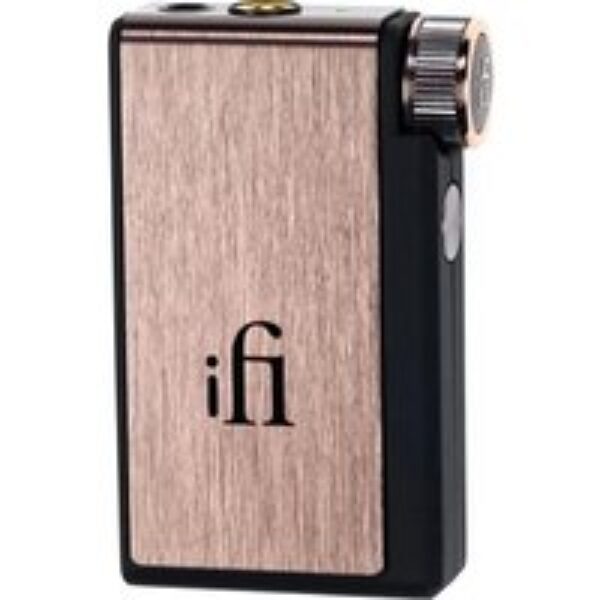 IFI GO blu Portable Bluetooth Headphone Amplifier - Brown & Black