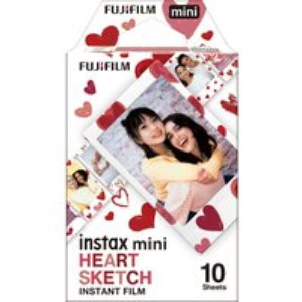 INSTAX Mini Hearts Film - 10 Shot Pack