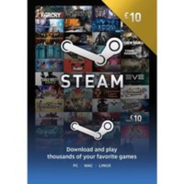 STEAM Wallet Card - £10