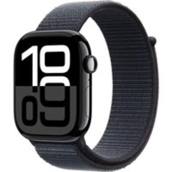 APPLE Watch Series 10 - 46 mm Jet Black Aluminium Case with Ink Sport Loop