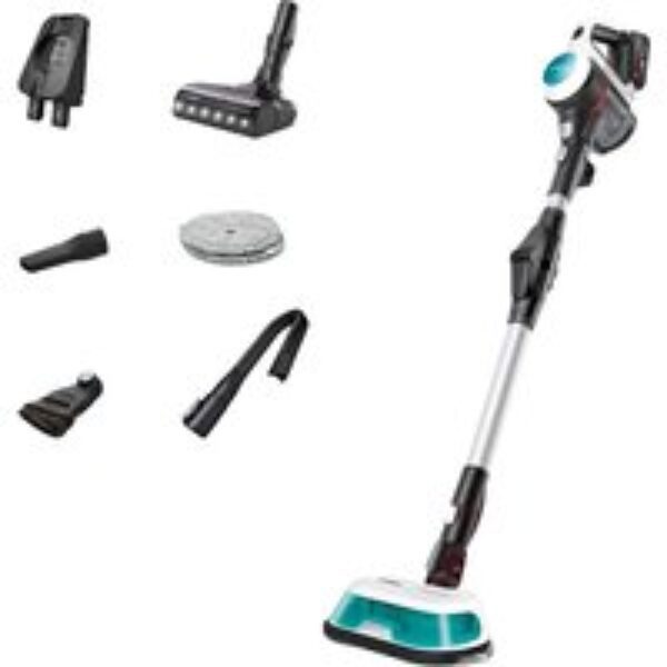 BOSCH Unlimited 7 Aqua BCS71HYGGB 2-in-1 Cordless Vacuum Cleaner - White & Turquoise