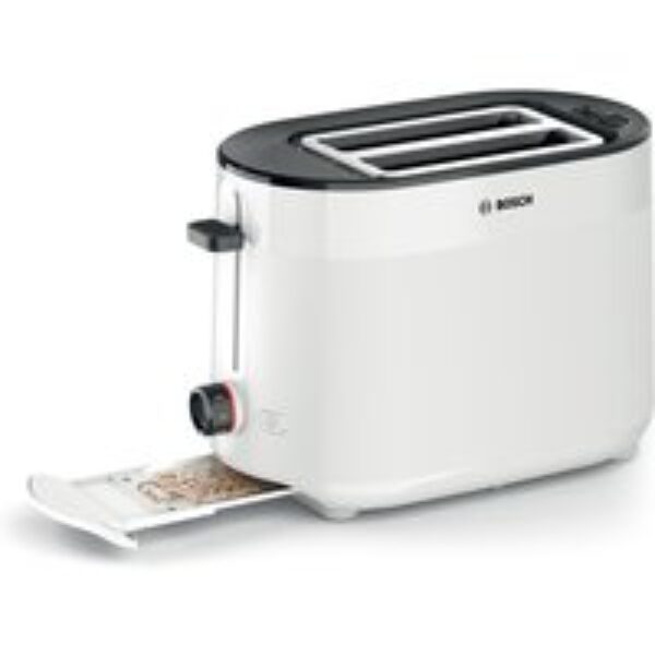 BOSCH MyMoments Delight TAT2M121GB 2-Slice Toaster - White