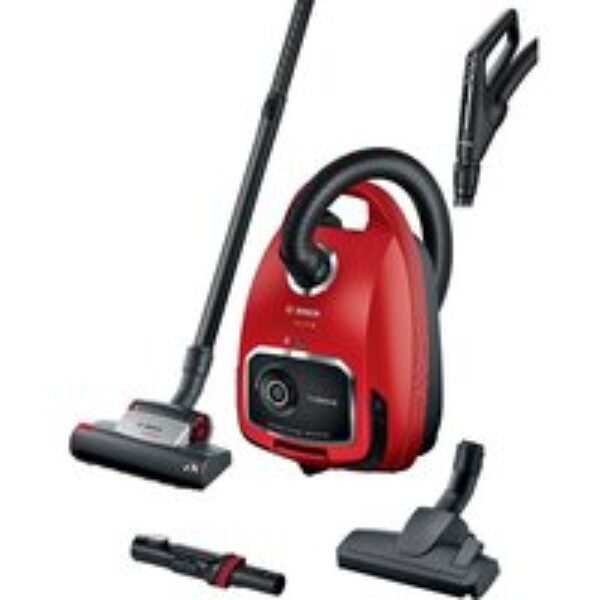 BOSCH Series 6 ProAnimal BGL6PETGB Cylinder Bagged Vacuum Cleaner - Red