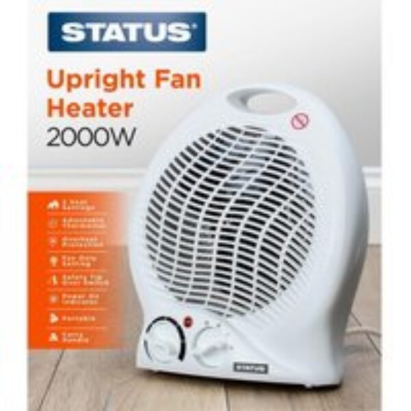 STATUS FH1P-2000W1PKB6 Portable Convector Heater - White