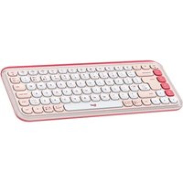 LOGITECH Pop Icon Keys Wireless Keyboard - Rose