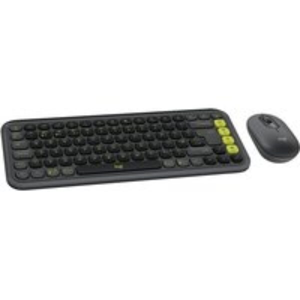 LOGITECH Pop Icon Combo Wireless Keyboard & Mouse Set - Graphite