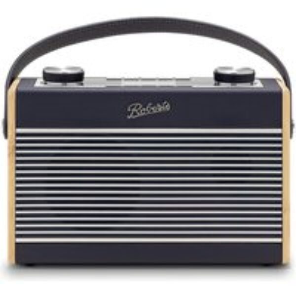 ROBERTS Rambler Max Portable DABﱓ Retro Smart Bluetooth Radio - Navy Blue