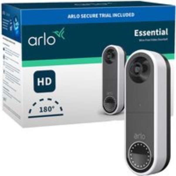 ARLO AVD2001-100EUS Video Doorbell - Black & White