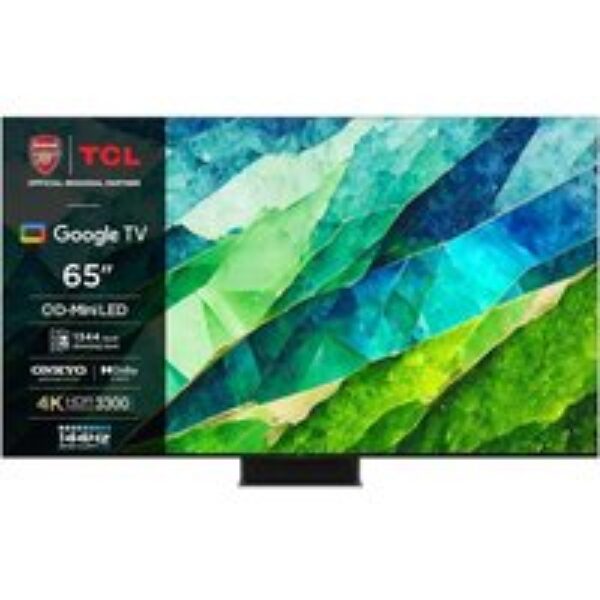 65" TCL 65C855K  Smart 4K Ultra HD HDR Mini LED TV with Google Assistant & Amazon Alexa