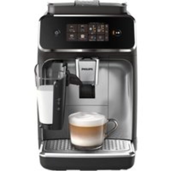 PHILIPS Series 2300 LatteGo EP2336/40 Smart Bean to Cup Coffee Machine - Chrome and Black