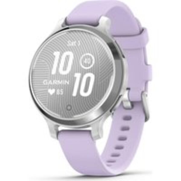 GARMIN Lily 2 Active Smart Watch - Silver & Jasmine Purple