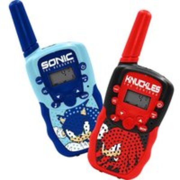 OTL SH1212 Sonic the Hedgehog Walkie Talkie Set - Blue & Red