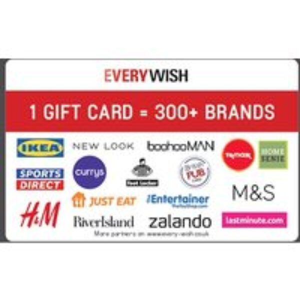 EVERYWISH Digital Gift Card - £15