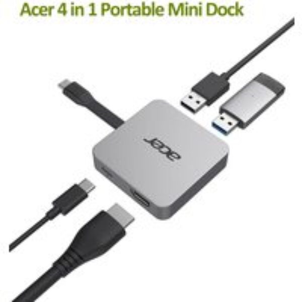 Acer 4in1 Type C Portable Mini Dock