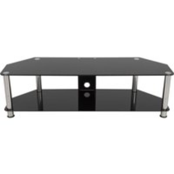 AVF Classic SDC1400CM 1400 mm TV Stand - Black & Chrome