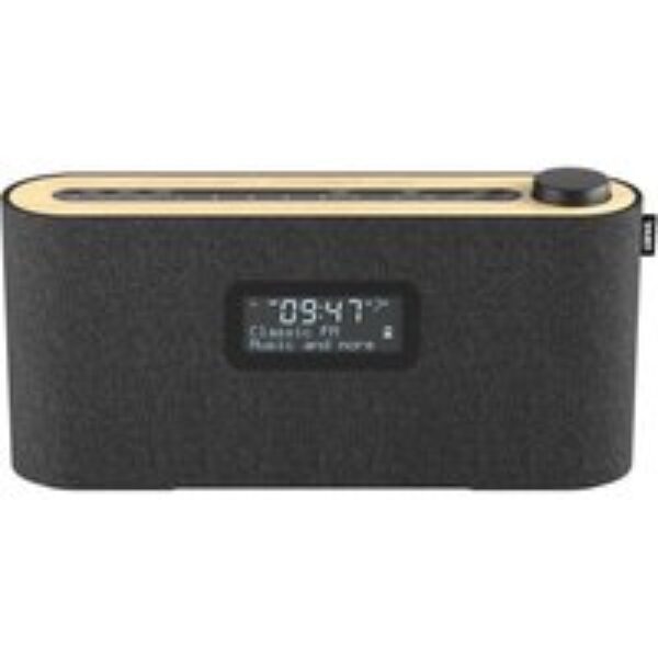 LOEWE radio.frequency Portable DABﱓ Bluetooth Clock Radio - Basalt Grey