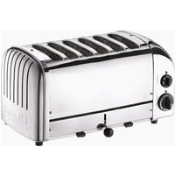 DUALIT Classic 6-Slice Toaster - Chrome