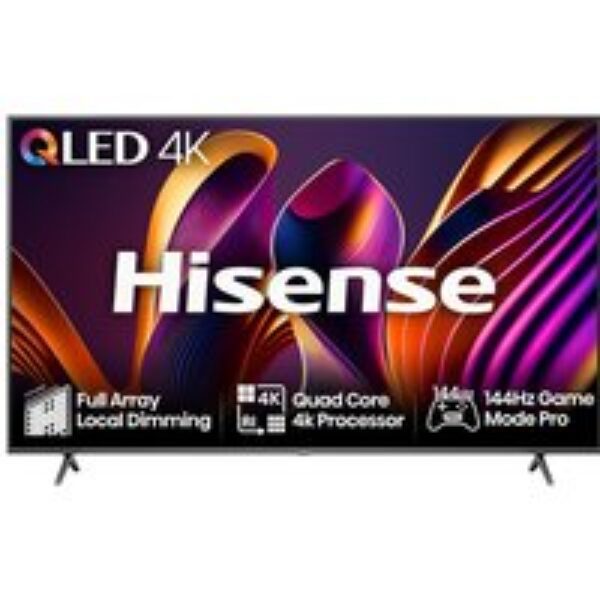 75" HISENSE 75E7NQTUK PRO  Smart 4K Ultra HD HDR QLED TV with Amazon Alexa