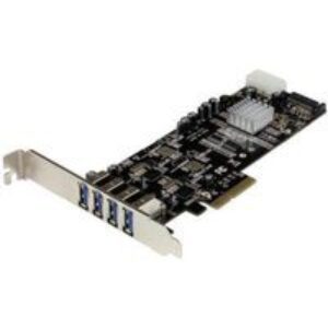 StarTech.com 4 Port PCI Express PCIe SuperSpeed USB 3.0 Card Adapter w/ 2 Dedicated 5Gbps Channels