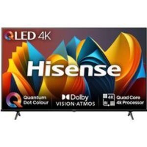 HISENSE 43E7NQTUK 43" Smart 4K Ultra HD HDR QLED TV with Amazon Alexa