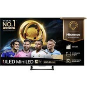 HISENSE U7Q 65" Mini LED 4K 144Hz Smart AI TV with Freely - 65U7QTUK