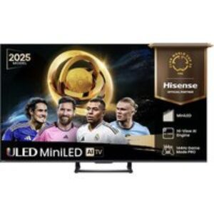 HISENSE U7Q 55" Mini LED 4K 144Hz Smart AI TV with Freely - 55U7QTUK