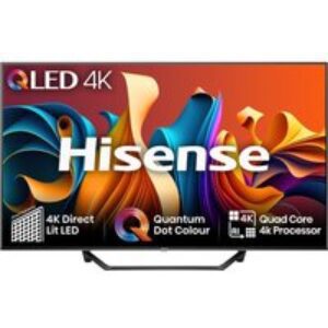 HISENSE 50A7NQTUK 50" Smart 4K Ultra HD HDR QLED TV with Amazon Alexa