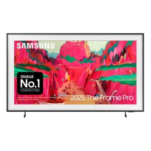 SAMSUNG The Frame Pro (2025) 75" Neo QLED 4K Art Mode Smart AI TV with Slim Fit Wall Mount - QE75LS03FW