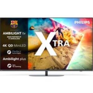 PHILIPS The Xtra MLED950 65" QD-Mini LED 4K HDR Ambilight Smart TV with Freely - 65MLED950/12