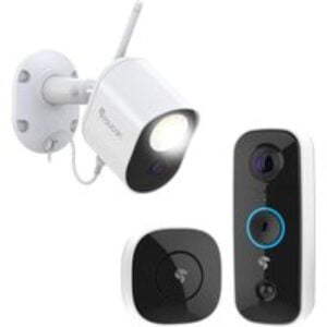TOUCAN B200TSLC Wireless Video Doorbell with Chime & WiFi Security Camera Bundle