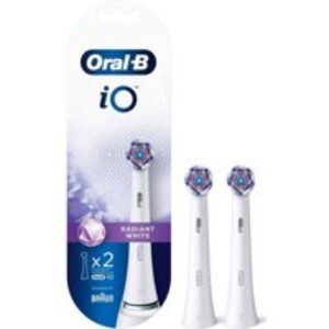 ORAL B iO Radiant White Replacement Toothbrush Head - Pack of 2