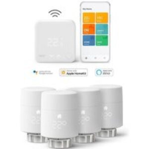 Tado Wireless Smart Thermostat Starter Kit & Radiator Add-on Bundle - Pack of 4