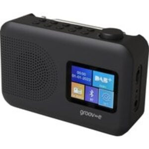 GROOV-E Berlin GVDR06BK Portable DAB/FM Bluetooth Radio - Black