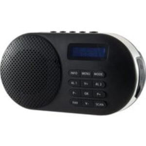 GROOV-E Milan GV-DR05 Portable DAB/FM Bluetooth Radio - Black
