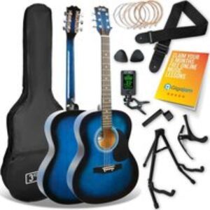 3Rd Avenue Full Size 4/4 Acoustic Guitar Ultimate Bundle - Blueburst