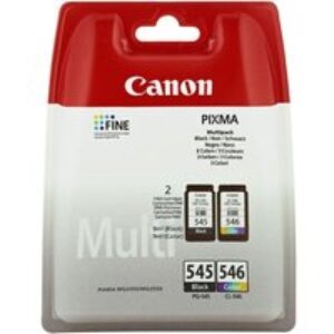 CANON PG-545/CL-546 Tri-colour & Black Ink Cartridges - Twin Pack