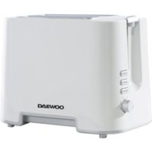DAEWOO SDA1651 2-Slice Toaster  White & Chrome