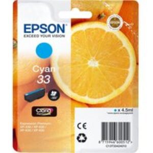EPSON No. 33 Oranges Cyan Ink Cartridge