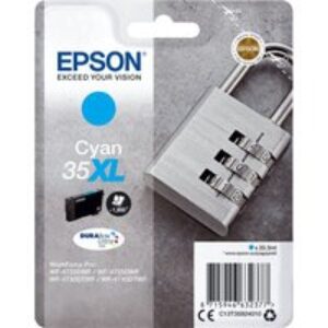Epson 35 Padlock XL Cyan Ink Cartridge
