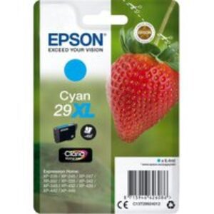 Epson 29XL Strawberry Cyan Ink Cartridge