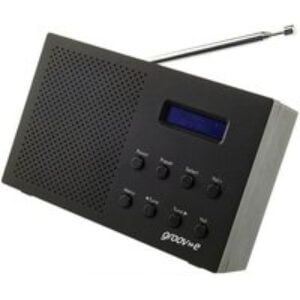 GROOV-E Paris GV-DR03-BK Portable Radio - Black