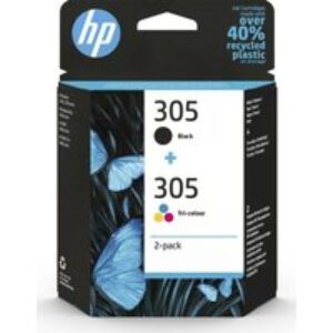 HP 305 Original Black & Tri-colour Ink Cartridges - Twin Pack