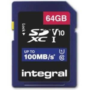 INTEGRAL V10 Class 10 SD Memory Card - 64 GB