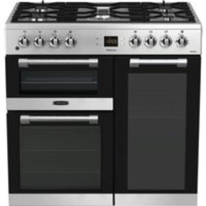 LEISURE CK90F530X 90 cm Dual Fuel Range Cooker - Stainless Steel & Chrome