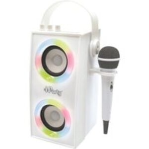 LEXIBOOK iParty BTP180Z Bluetooth Karaoke System - White